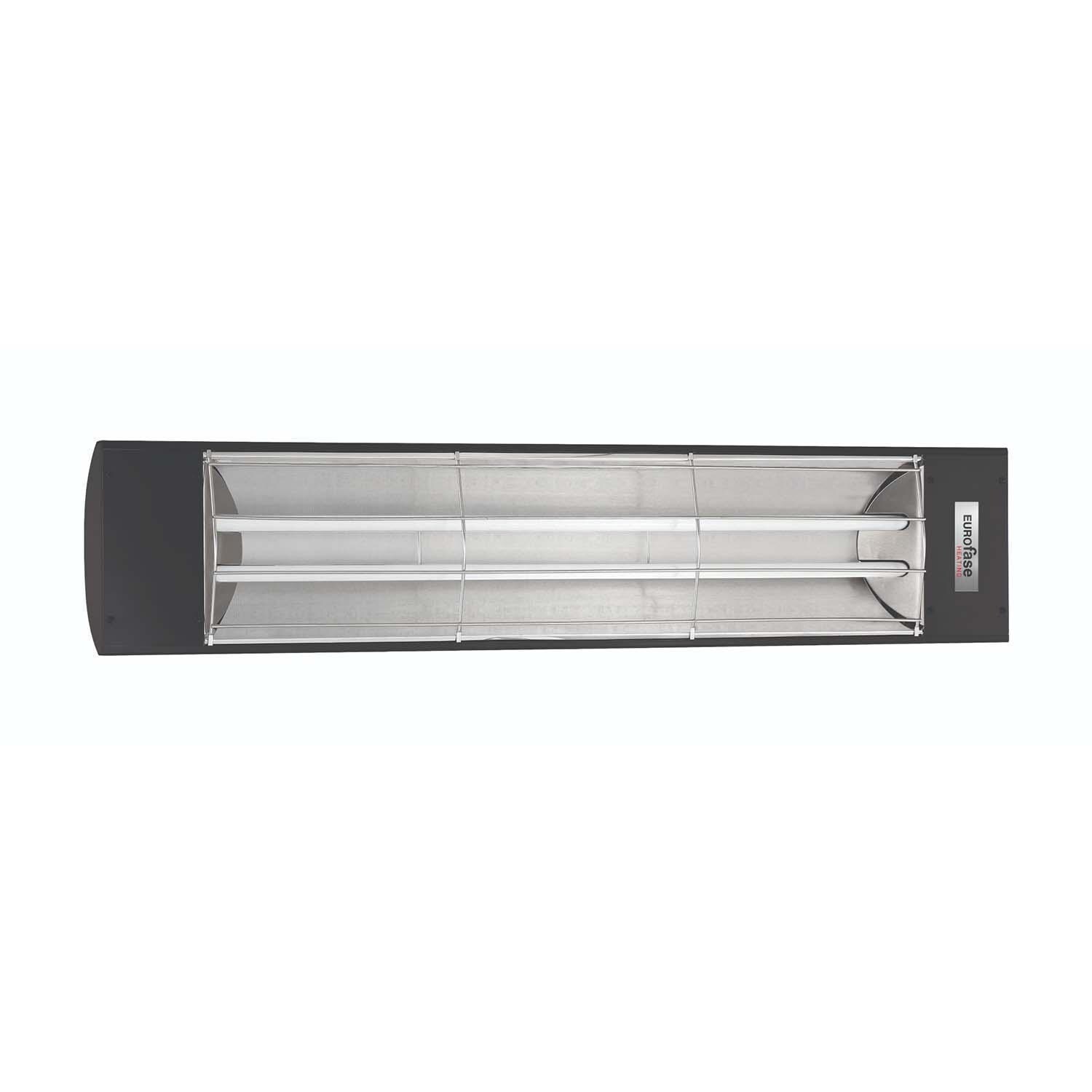 Eurofase 39-Inch 4000 Watt Dual Element 208V Electric Infrared Patio Heater - Black - EF40208B