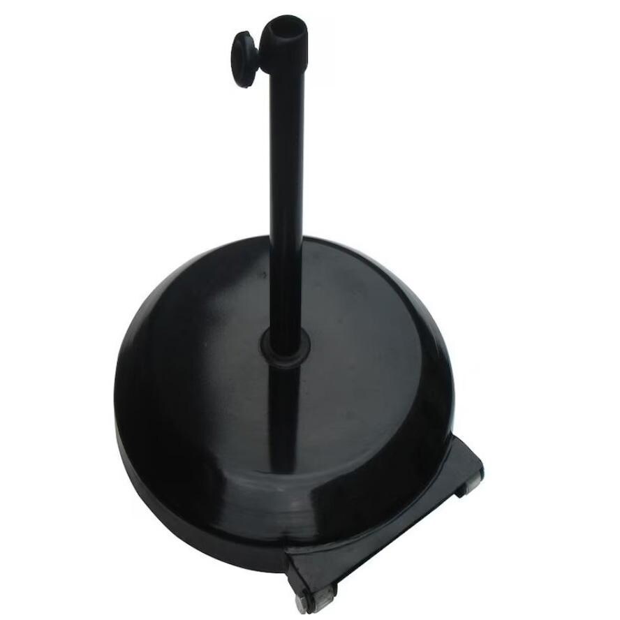 California Umbrella 75 Lb Umbrella Base With Wheels in Black thumbnail