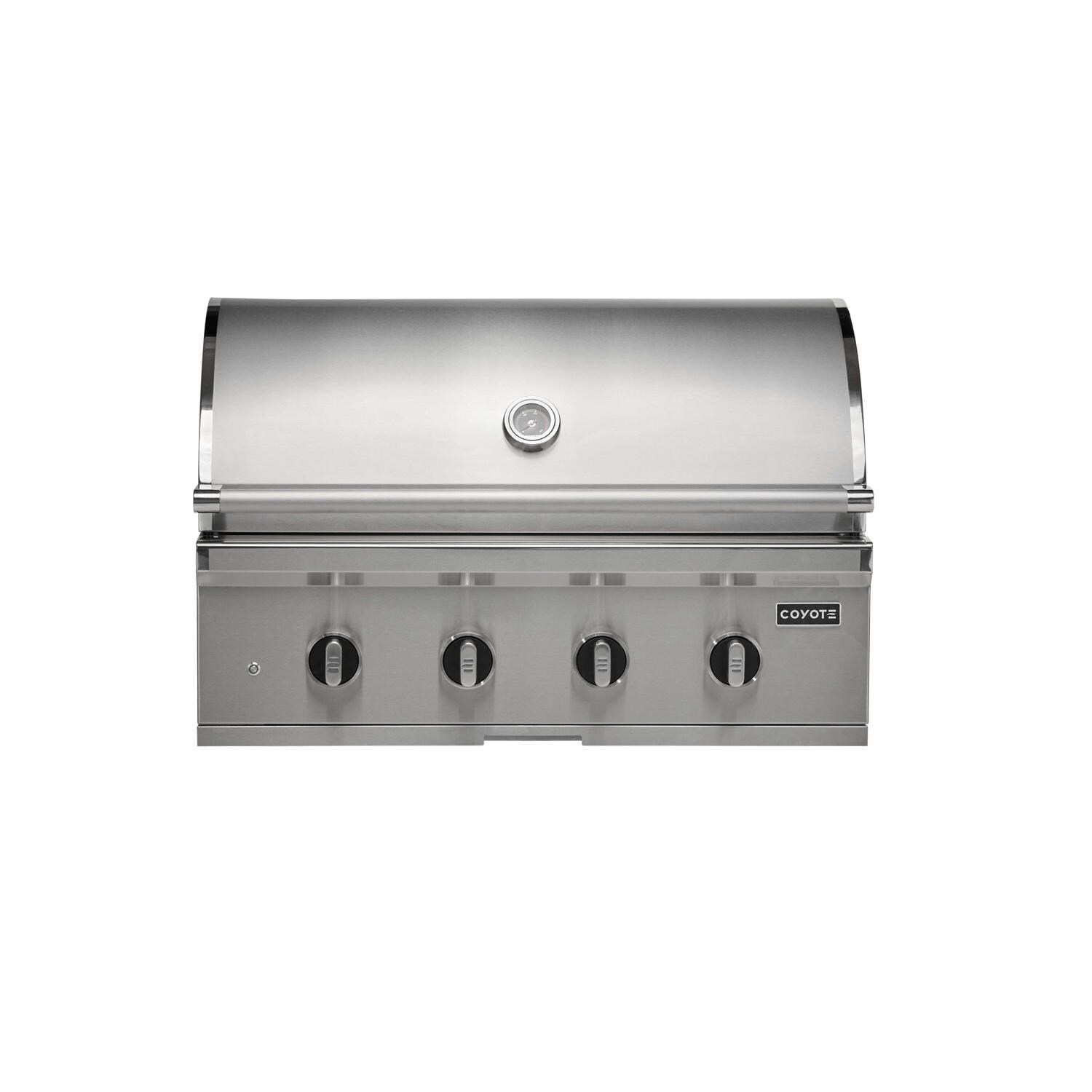 Coyote Outdoor Living 36 Inch CL-Series Built-In Natural Gas Grill - Closed - White Background thumbnail