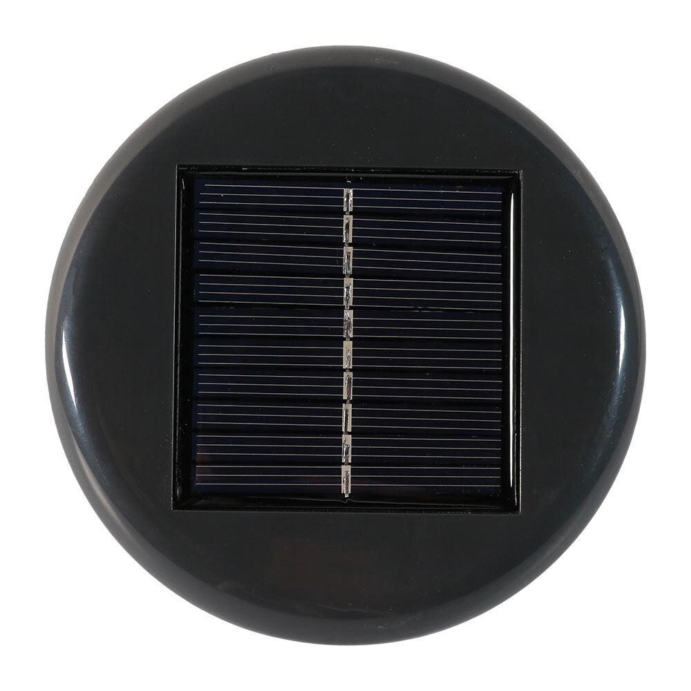 Ultimate Patio 10 Ft. Solar Lighted Octagonal Patio Cantilever Umbrella W/ Crank - Beige - Solar Panel thumbnail