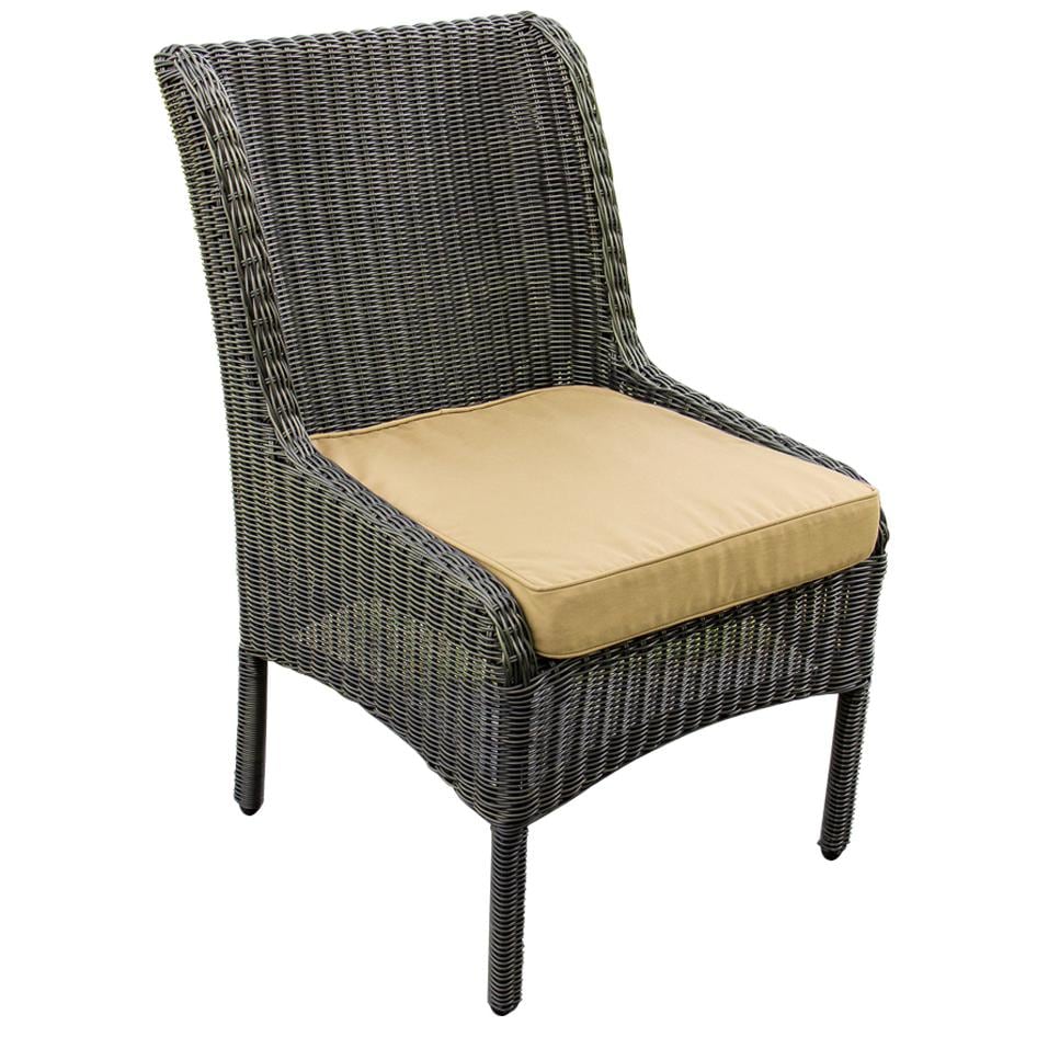 Bienville 5 Piece Resin Wicker Dining Set W/ 48Inch Round Cast