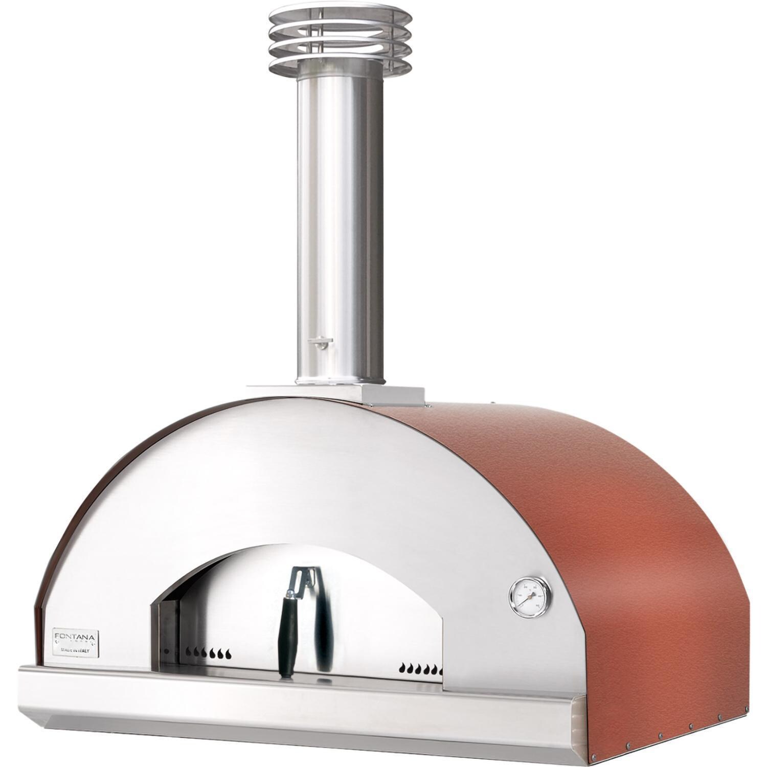 Fontana Forni Mangiafuoco Wood-Fired Pizza Oven - Red - FTMF-R