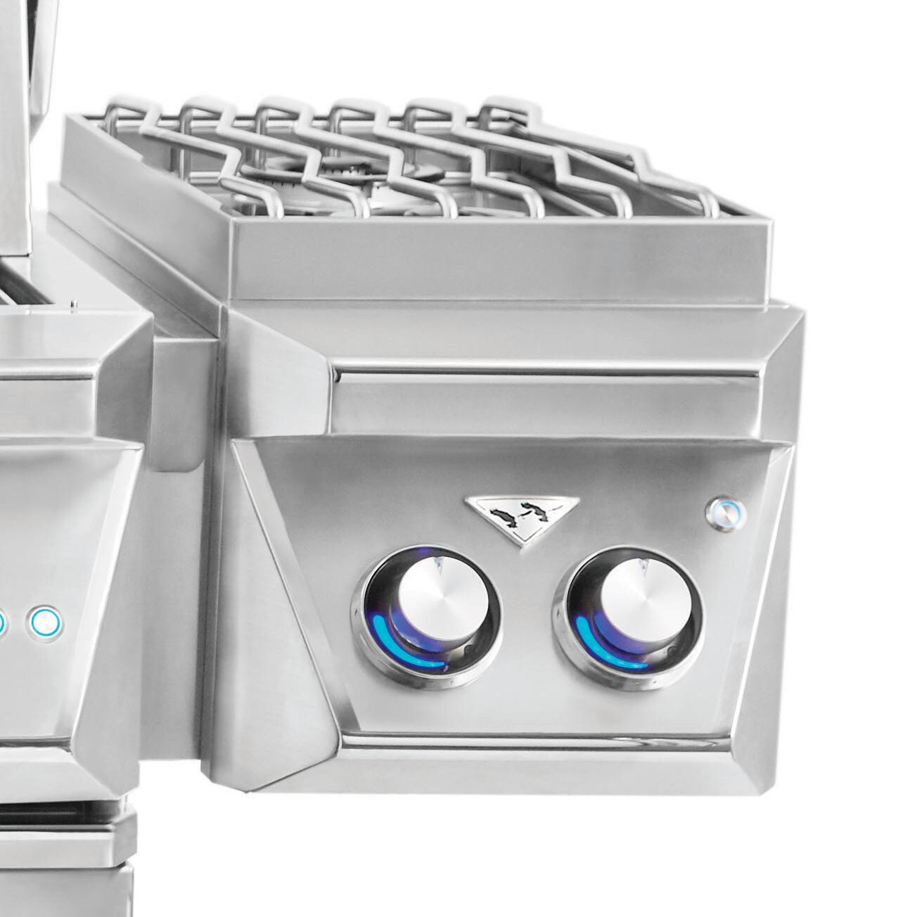 Twin Eagles Cart Mounted Propane Gas Double Side Burner - TESB132F-CL