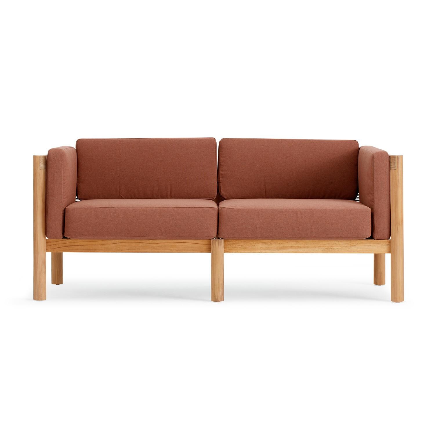 Neighbor LOVE1 - RU Loveseat W/ Sunbrella Cushion Arms - Front View thumbnail