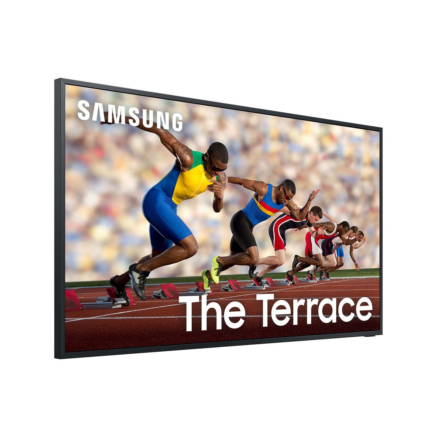 Samsung QN75LST9DAFXZA 75-in Class LST9D The Terrace Full Sun Neo QLED 4K Smart TV - Angled Right - White Background thumbnail
