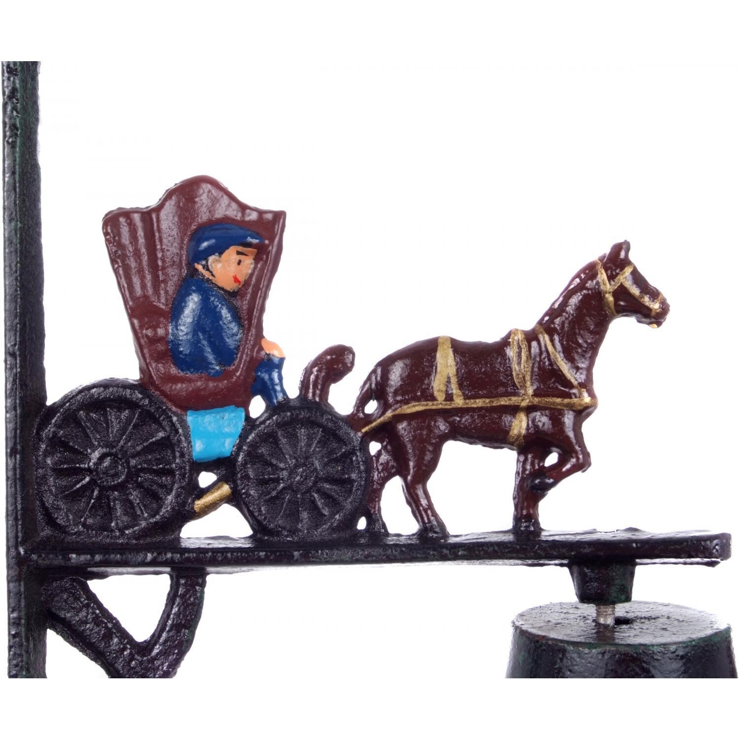 Cajun Cookware Horse And Buggy Cast Iron Dinner Bell - Detail View thumbnail