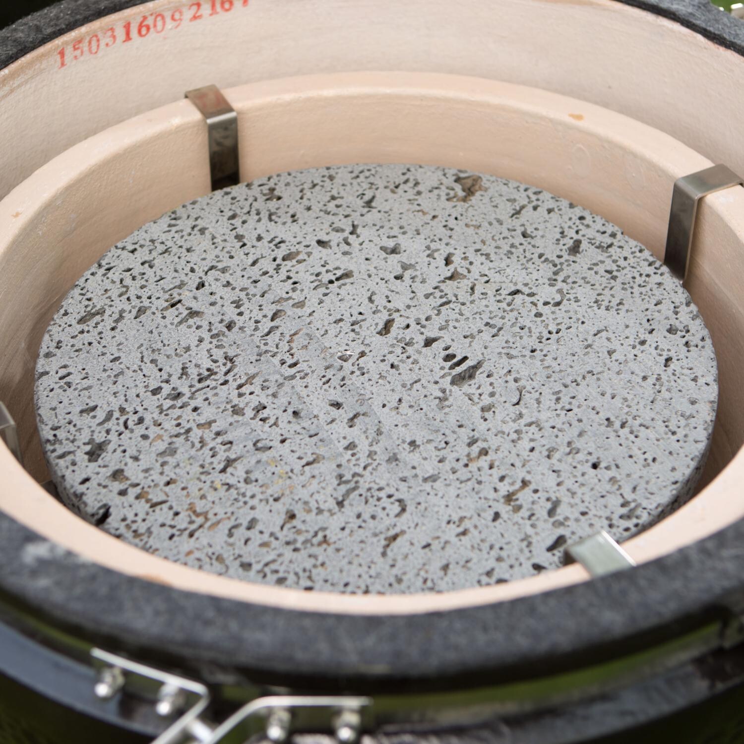 Vision VGK-GPAK-S1 Quickchange Propane Gas Conversion Insert - Lava Stone Installed thumbnail