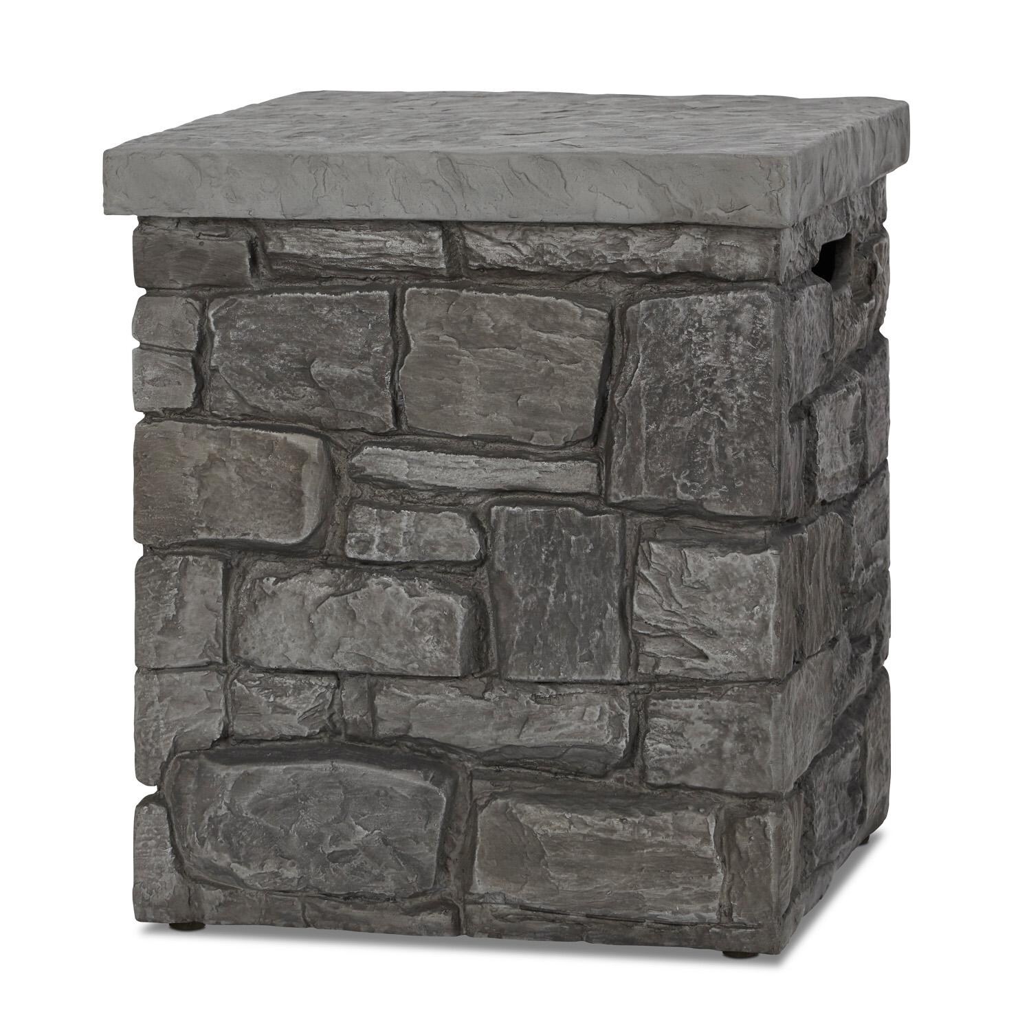 Real Flame Sedona Propane Tank Cover - Gray - 11815-GRY image