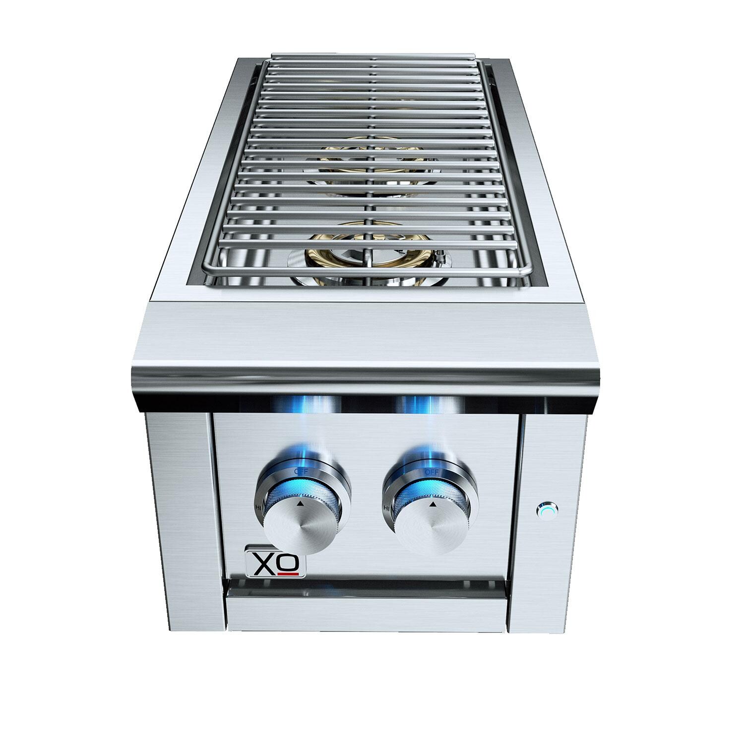 XO 13-in Natural Gas Double Side Burner - XOGSIDEBURNN