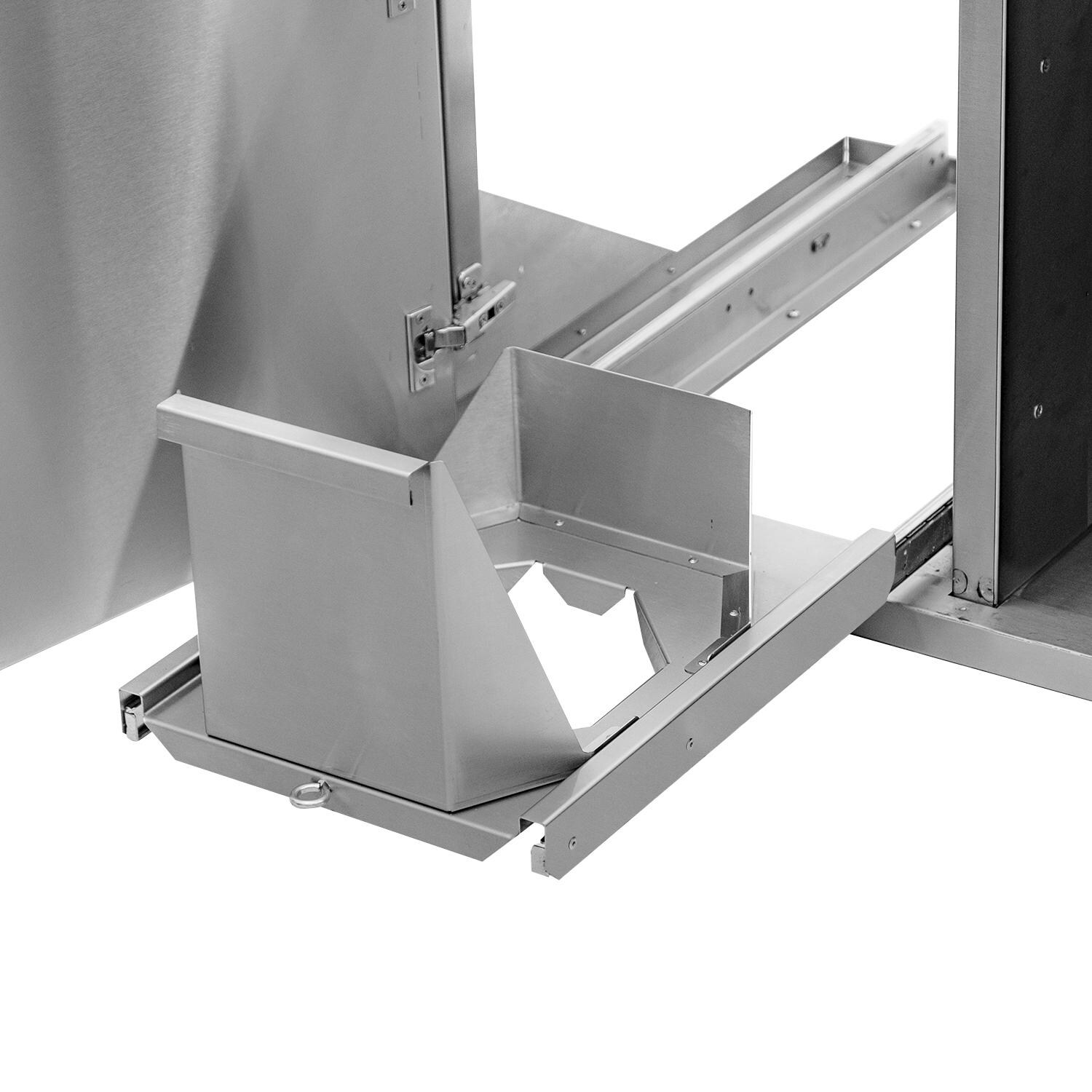 Hestan 36-Inch Propane Tank/Trash Drawer & Storage Cabinet Combo - Propane Tank Slide Extended thumbnail