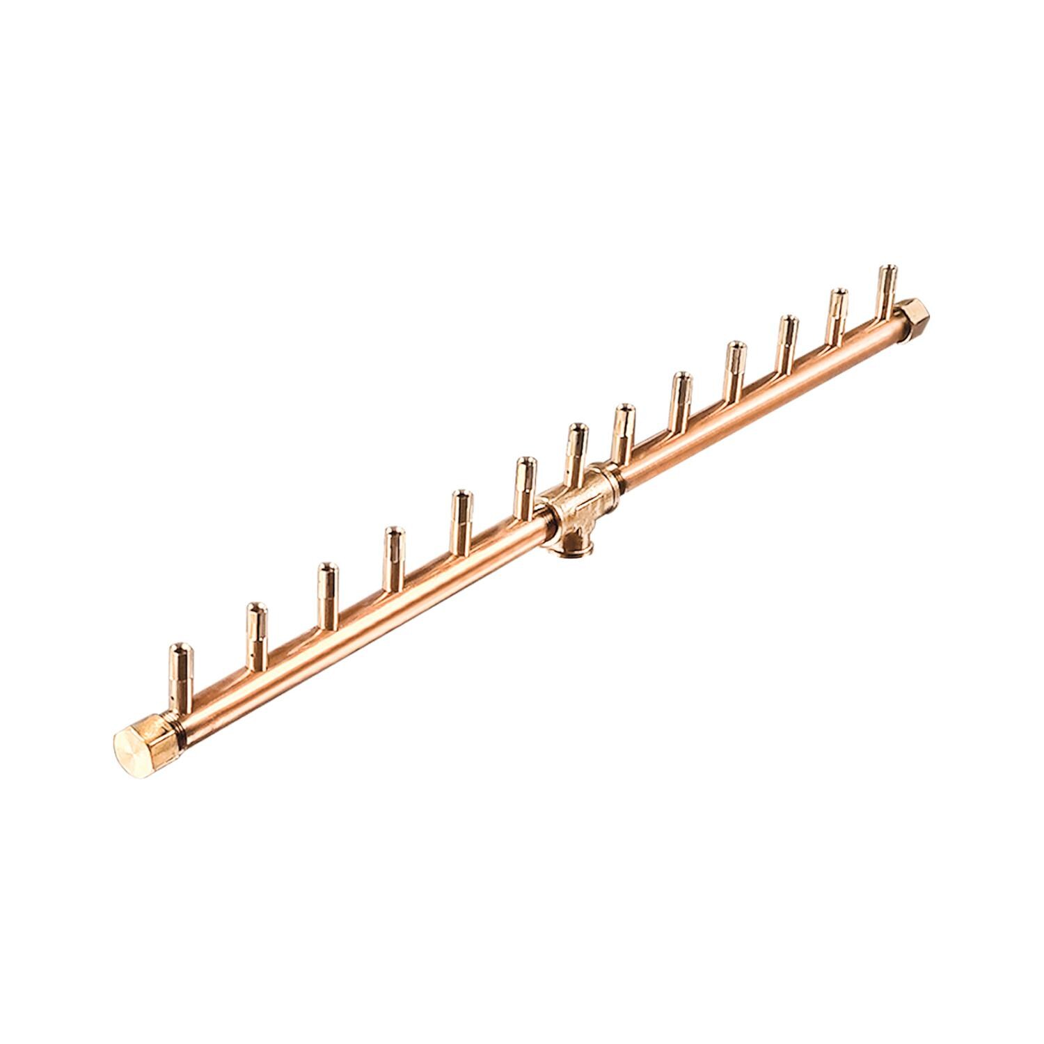 Warming Trends CFBL130NGALPL328FK1 32 X 8-Inch Linear Natural Gas Fire Pit Burner Kit W/ 26-Inch Linear Crossfire Brass Burner - CROSSFIRE Brass Burner thumbnail