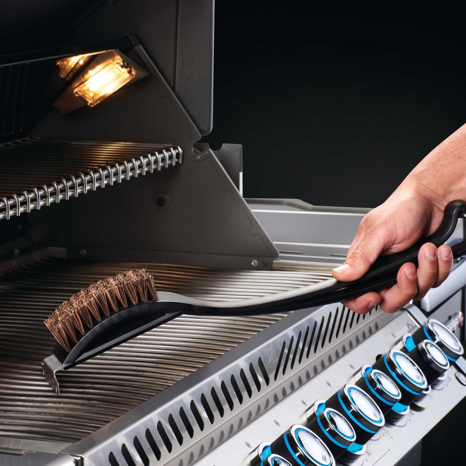 Napoleon Natural Fiber Grill Brush W/ Grid Scraper 62053 BBQGuys