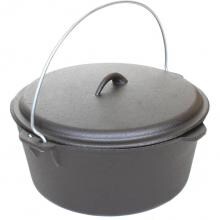Cajun Classic 9-Quart Unseasoned Cast Iron Dutch Oven - GL10488 image