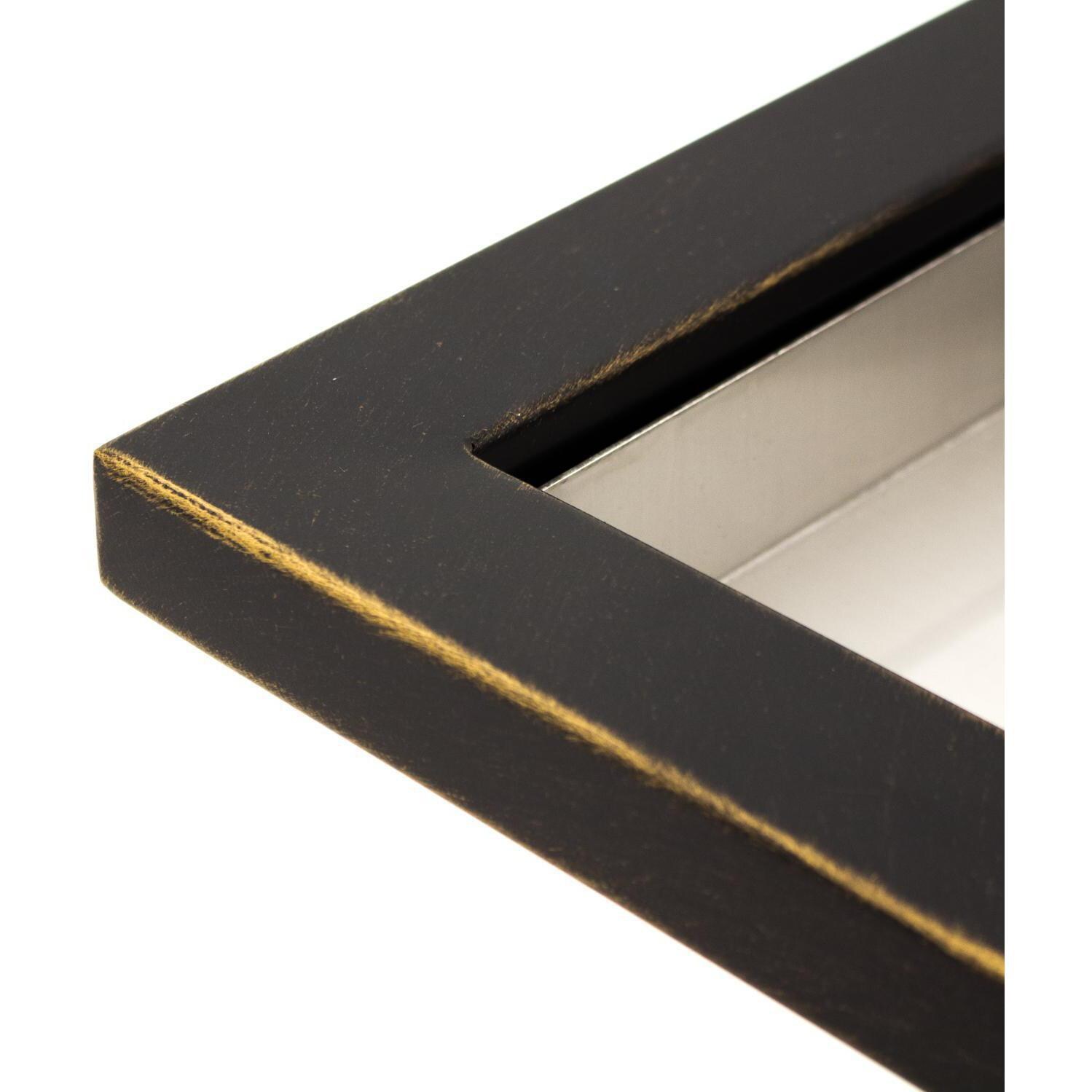 BBQGuys Signature Series Lavelle 24-Inch Square High-Rise Propane Fire Bowl - Oil Rubbed Bronze - Finish Detail thumbnail