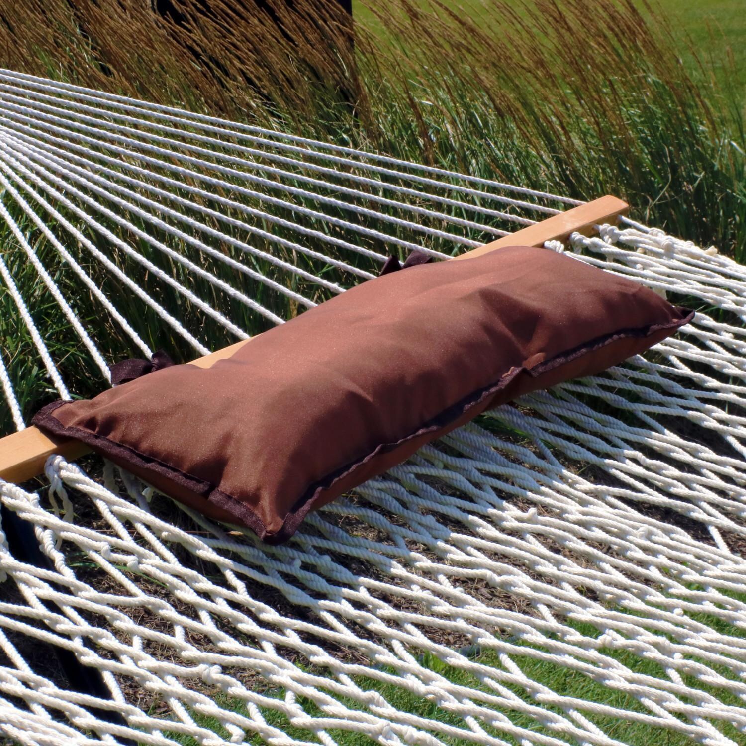 Ultimate Patio Hammock Tie-On Pillow - Walnut - Lifestyle thumbnail