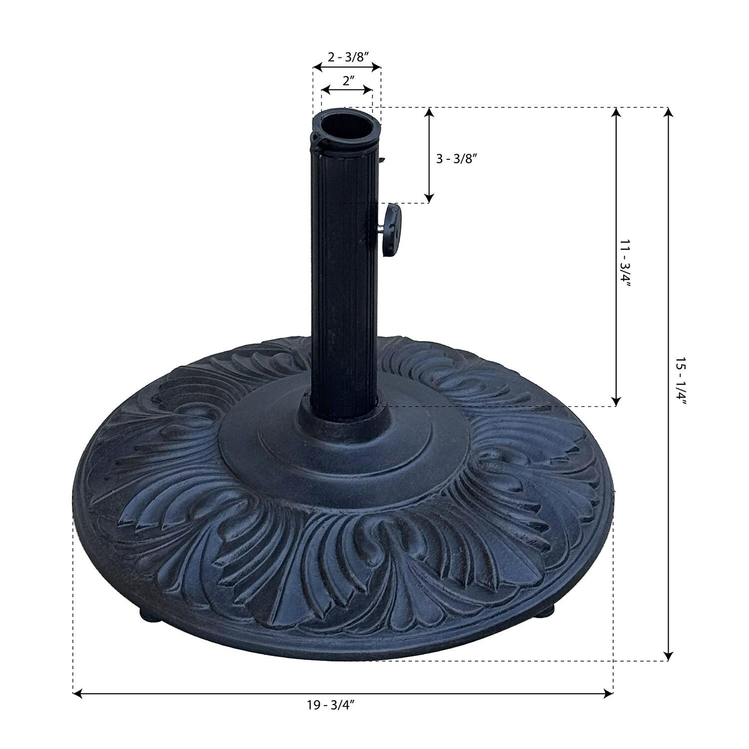 Darlee Amazon Umbrella Base