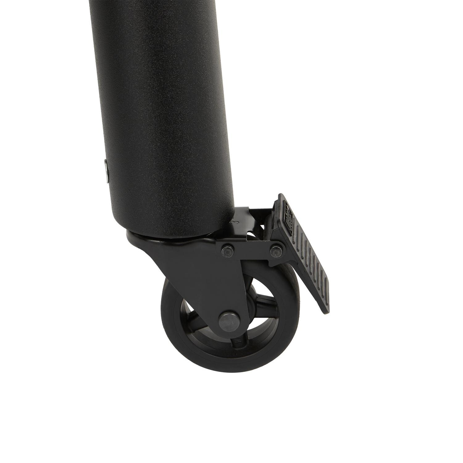 Weber 23611501 SmokeFire EPX6 STEALTH Edition 36-Inch Wi-Fi Enabled Wood Fired Pellet Grill - Locking Caster Detail thumbnail