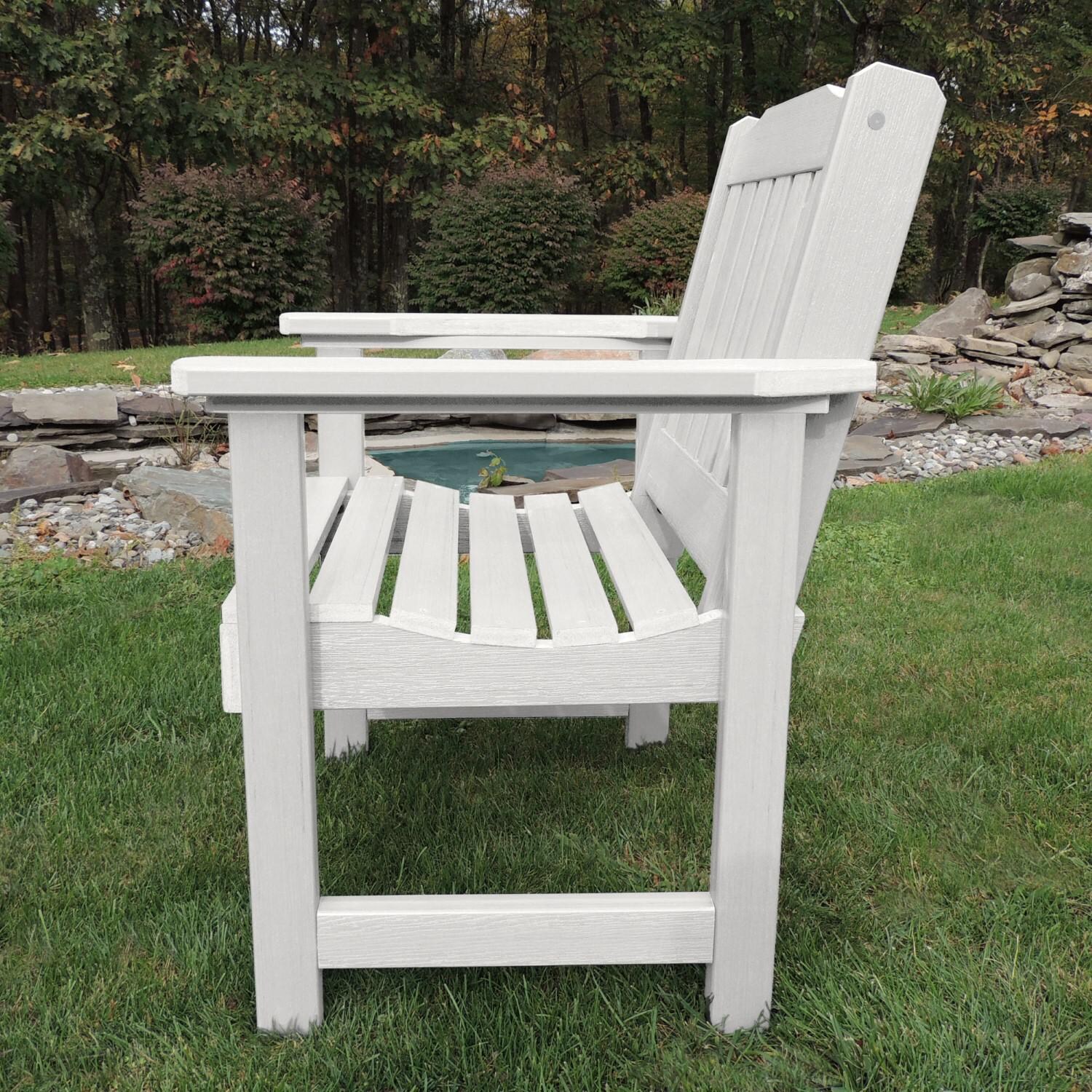 Lakeview Hart Lane Garden Chair - White - Side View thumbnail