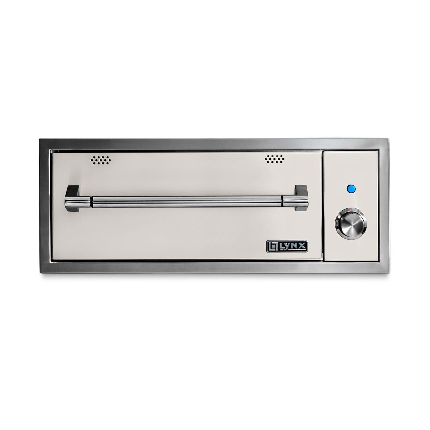 Lynx L30WD-1-GL Professional 30 Inch Built-In 120V Electric Outdoor Warming Drawer in Glacier - Display - White Background thumbnail