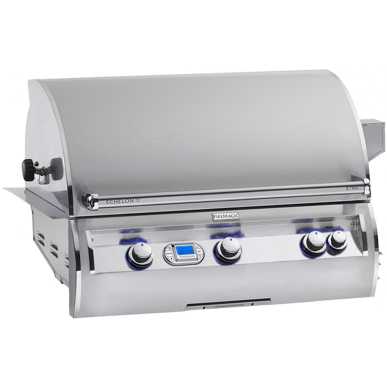 Fire Magic Echelon Diamond E790i Propane Gas Grill - Hood Closed thumbnail