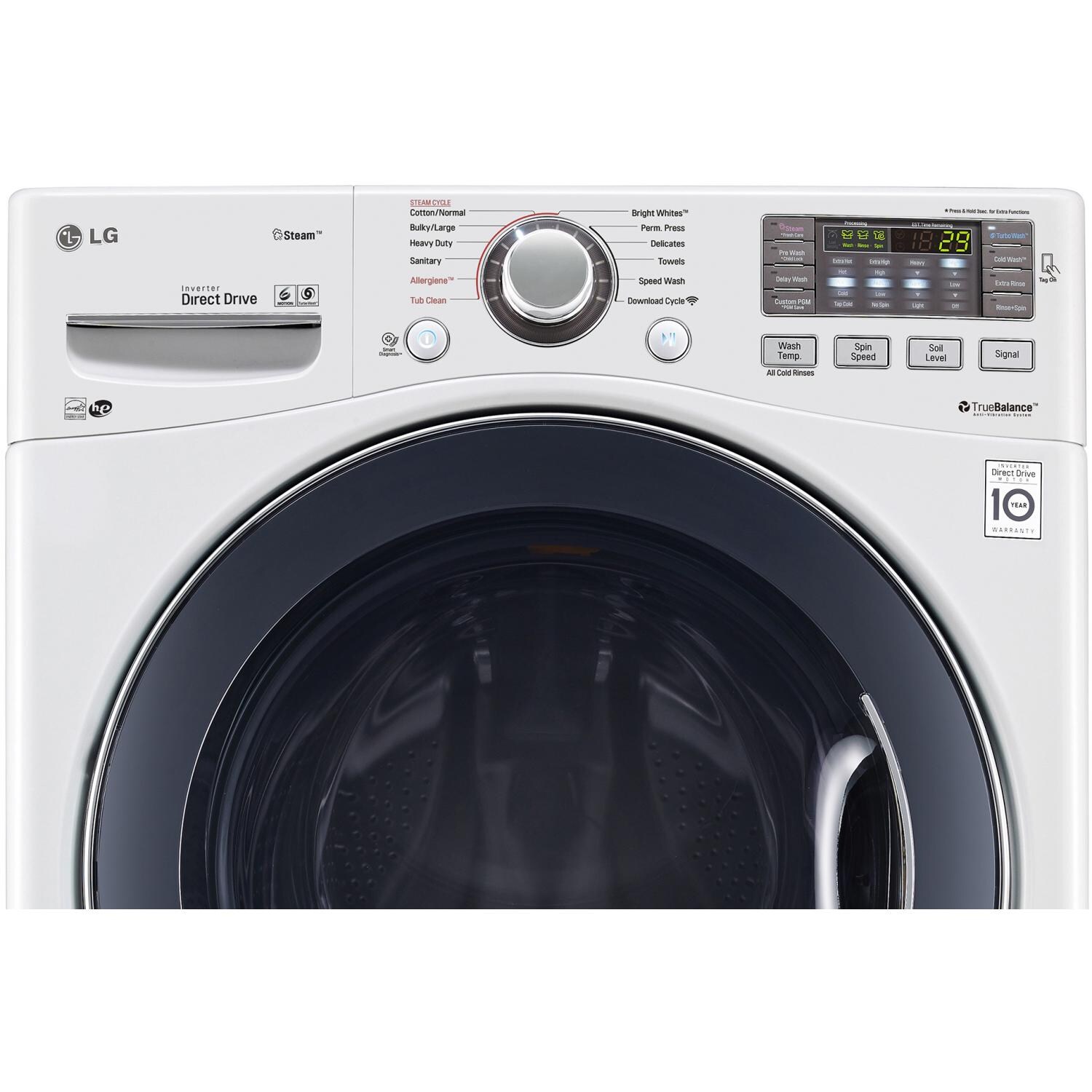 LG WM3570HWA: Control Panel thumbnail