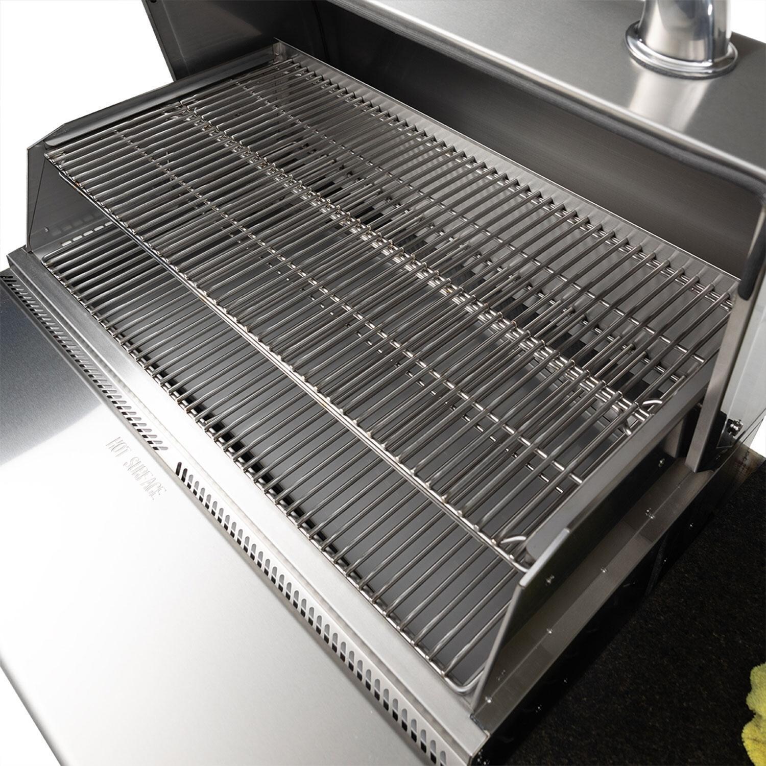 recteq RT-1300 E-Series Built-In 1300 Wood Pellet Grill - Upper Full Shelf - Detail