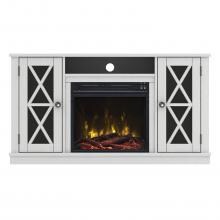 ClassicFlame Bayport 47 1/2-Inch TV Stand with Electric Fireplace - White - 18MM6092-PT85S-V