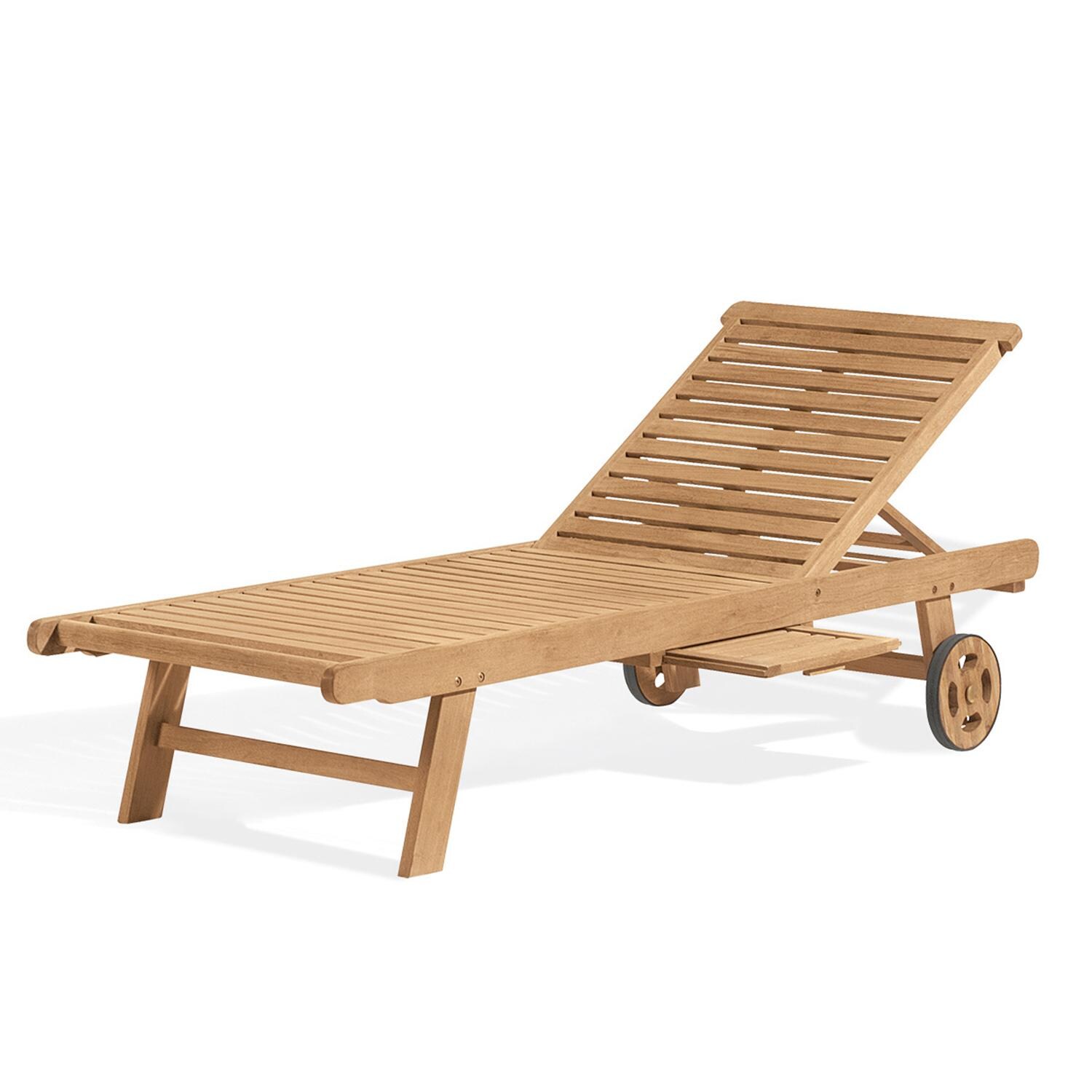 Oxford Garden Oxford Natural Teak Chaise Lounge thumbnail