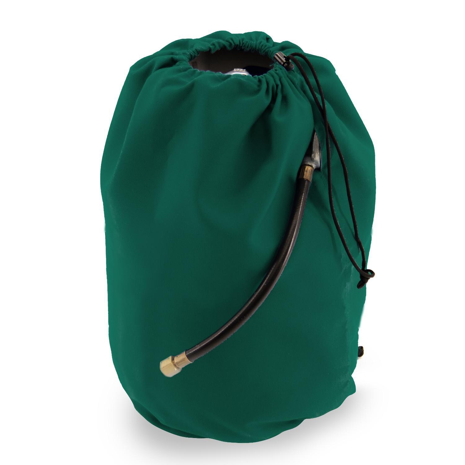 Sunbrella 20 Pound Propane Tank Cover in Canvas Forest Green by BBQGuys Signature - AMSUN-PTC308 image