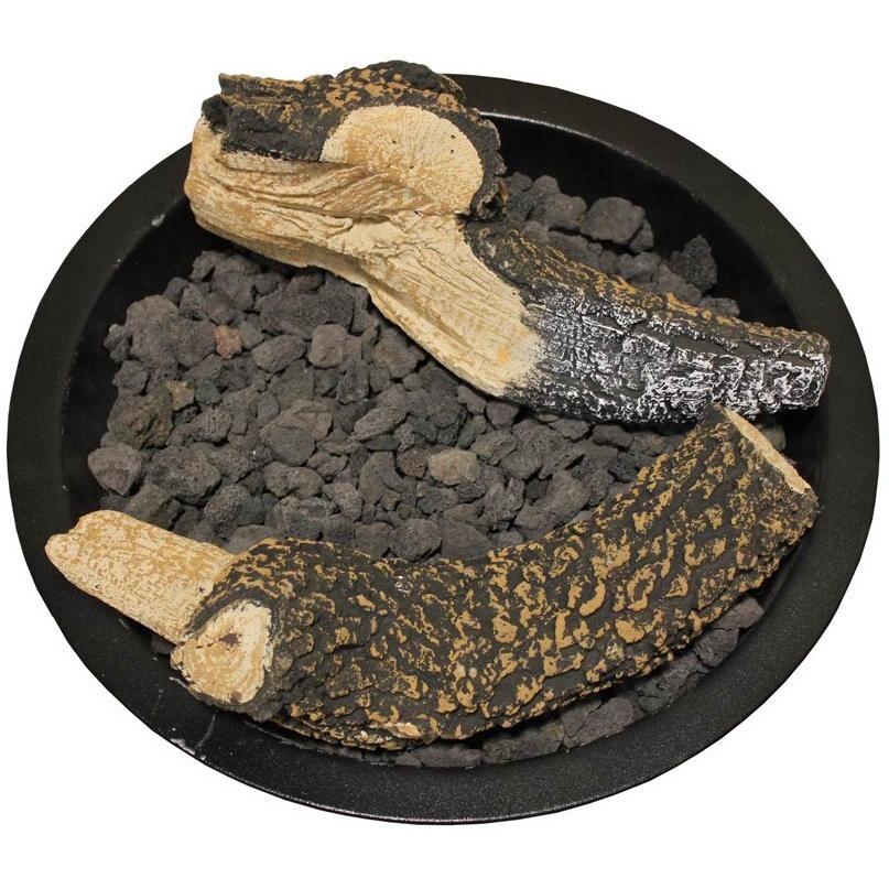 Firegear Beach Fire 8 Piece Fire Pit Log Set Logs Only Burner