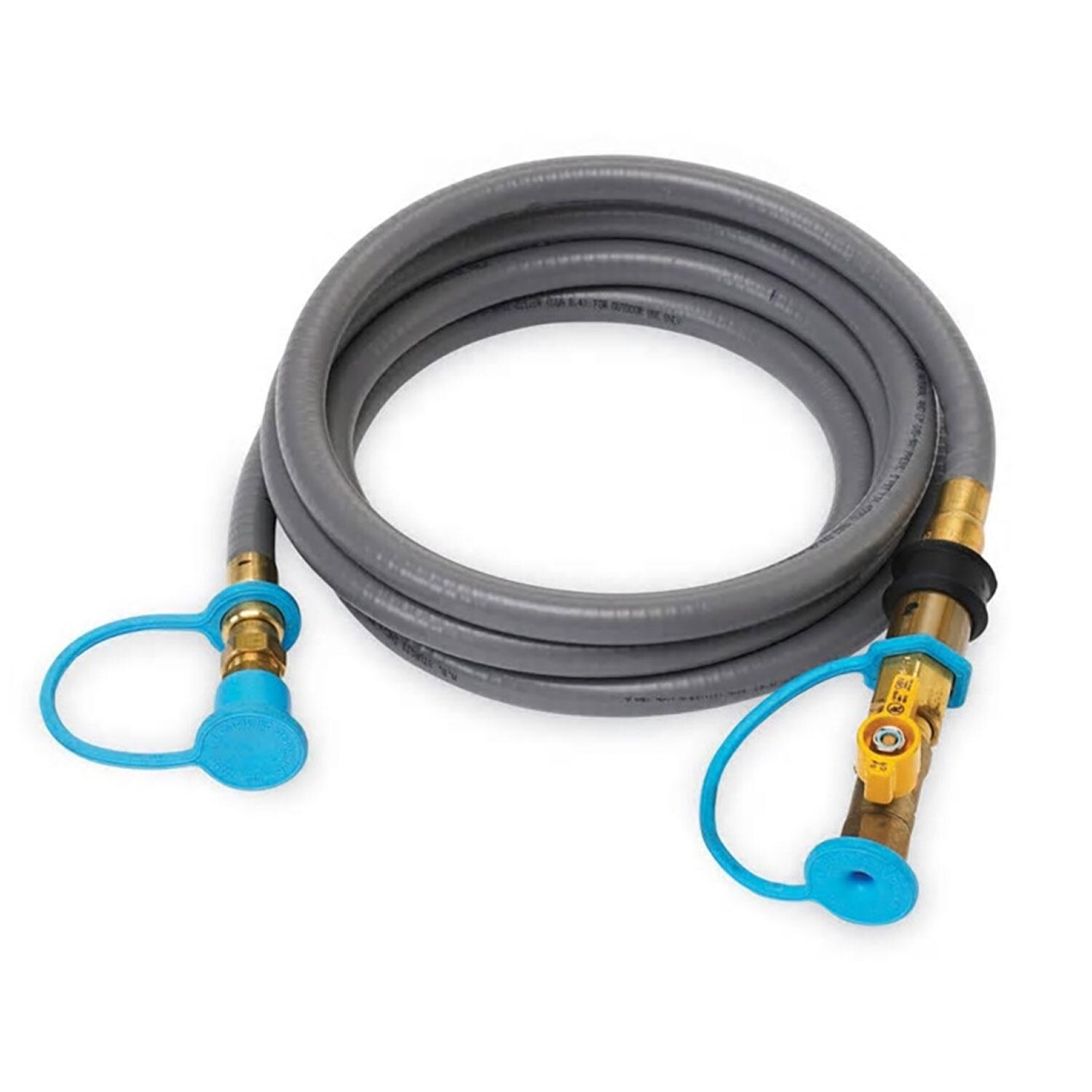 XO Appliance XOLQD 12-in Disconnect Gas Hose for Freestanding Grills Only - White Background thumbnail