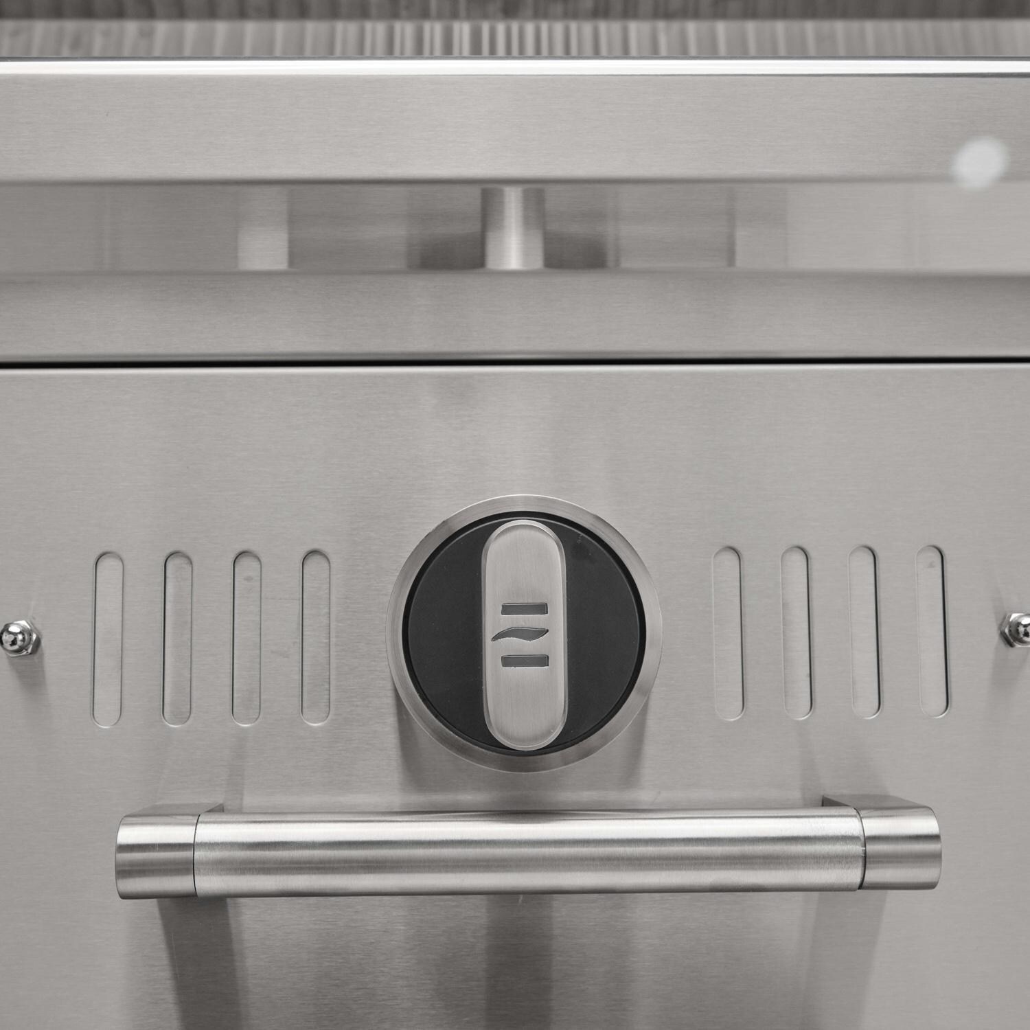 Coyote Outdoor Living C3CH36 36 Inch Built-In Charcoal Grill - Vent Control - Detail