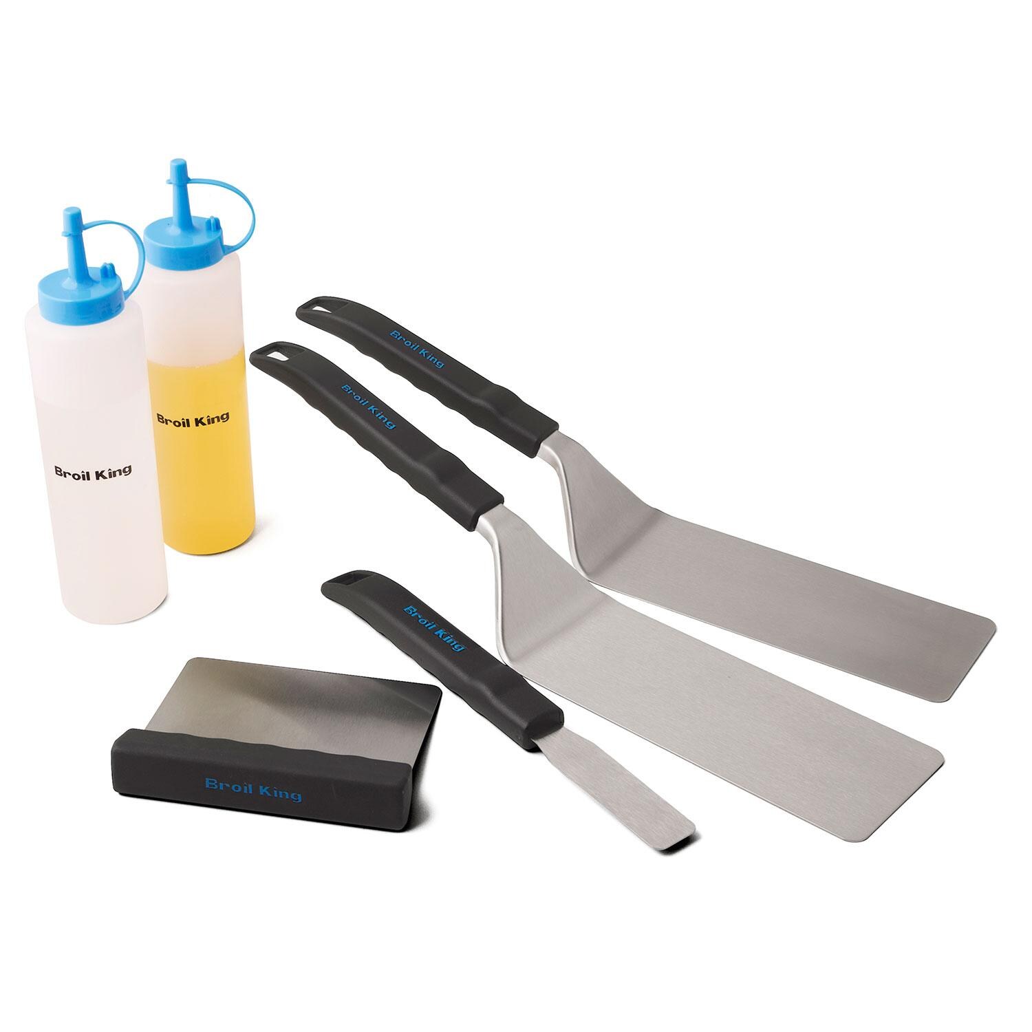 Broil King 11306 6 Pc Plancha Cooking Tool Set - White Background thumbnail
