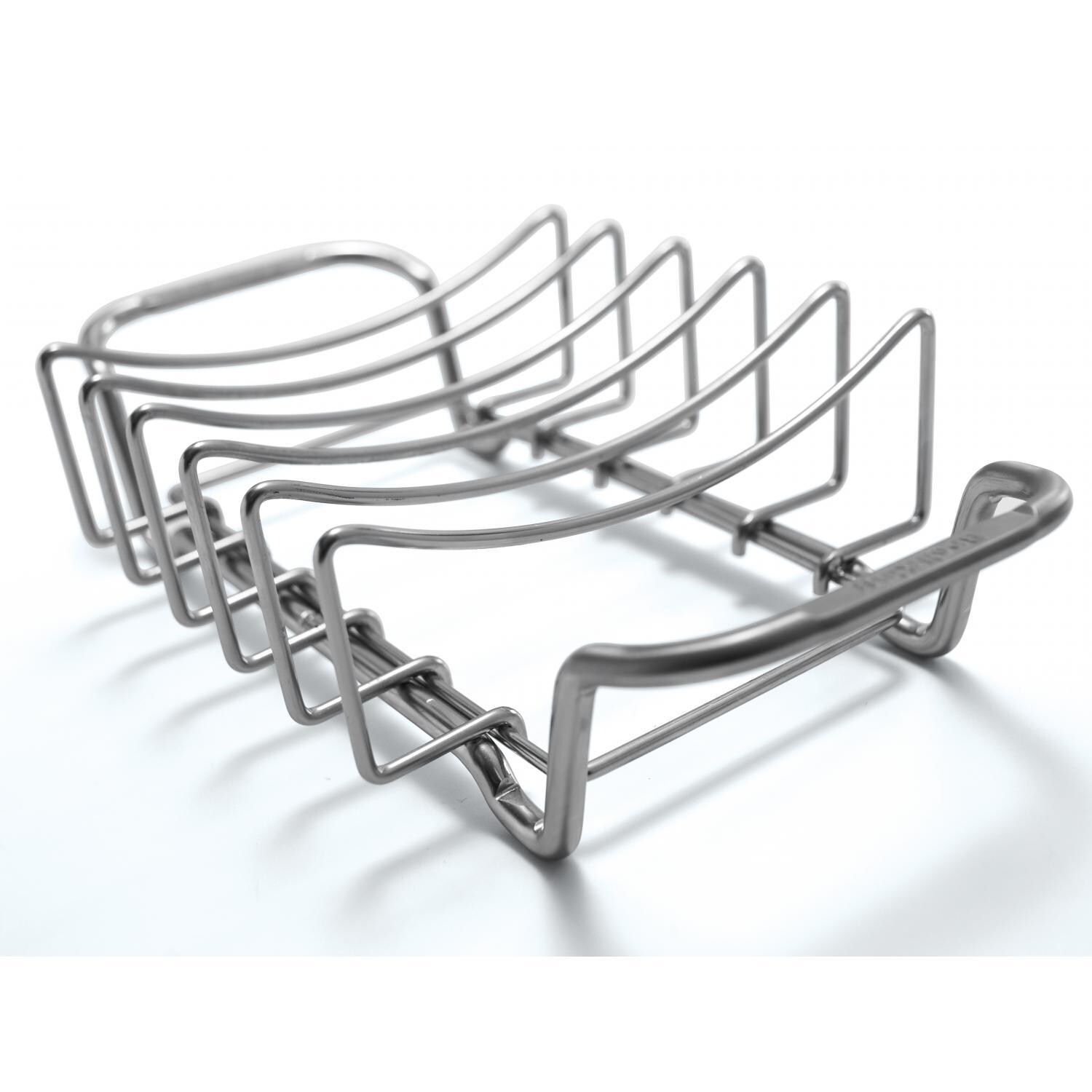 Broil King 8 X 15-Inch Stainless Steel Rib & Roast Grill Rack - Full View thumbnail