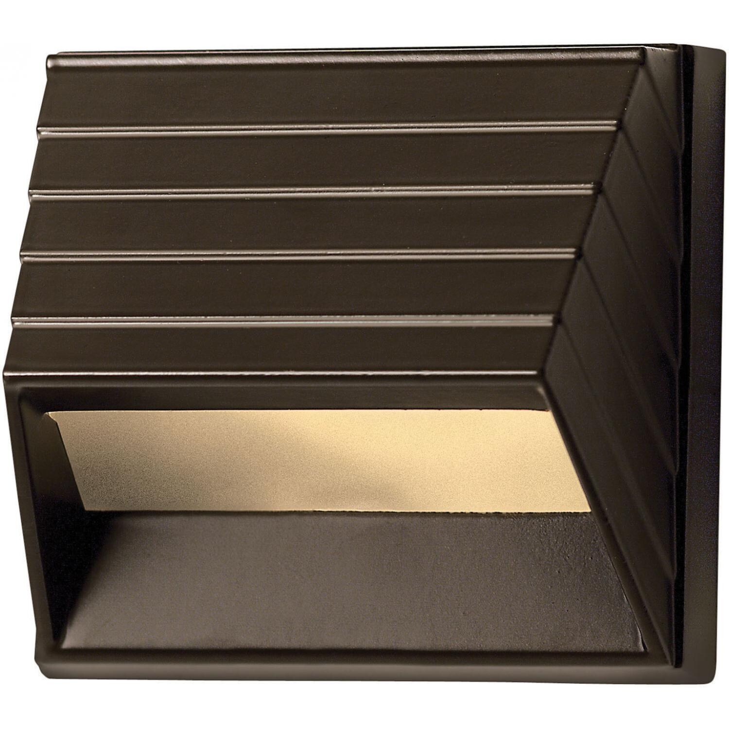 Hinkley Lighting Deck One Light 4-Inch LED Outdoor Deck Light - Bronze - 1524BZ-LED