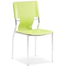 Zuo Modern Trafico Side Chair Green (Set Of 4 Chairs) 404134 image