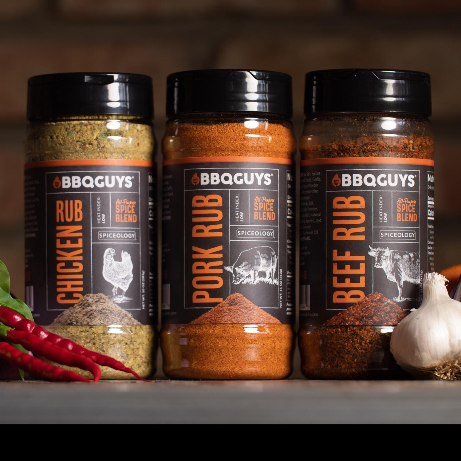 BBQGuys Signature x Spiceology Beef, Chicken, & Pork Rub Variety Pack thumbnail