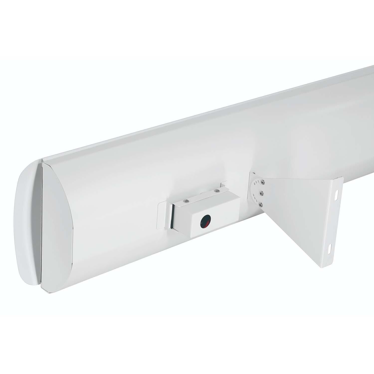 Eurofase EF50240W5 Brix Series 39-Inch 5000 Watt Dual Element 240V Electric Infrared Patio Heater - White - Back - Detail thumbnail