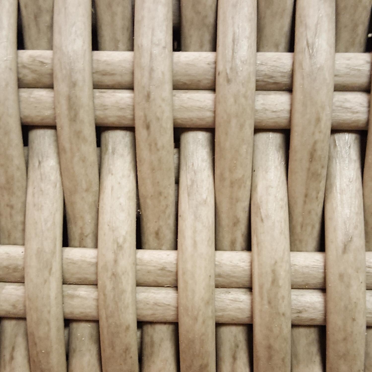 Manhattan 2 Piece Wicker Patio Chaise Lounge -Wicker Detail thumbnail