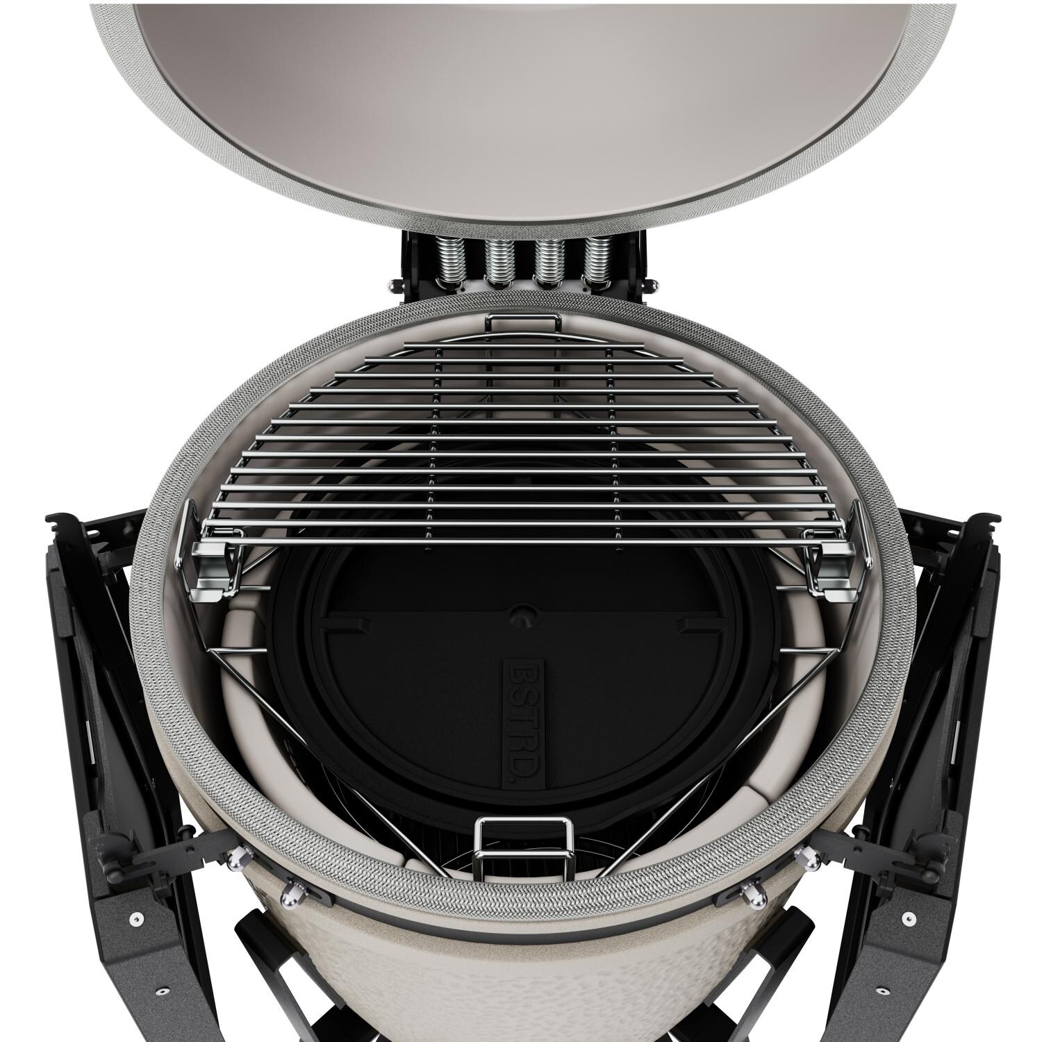 BSTRD.PRO BP301D-USA Large Complete Kamado Grill in Desert Sand - Inside - White Background thumbnail