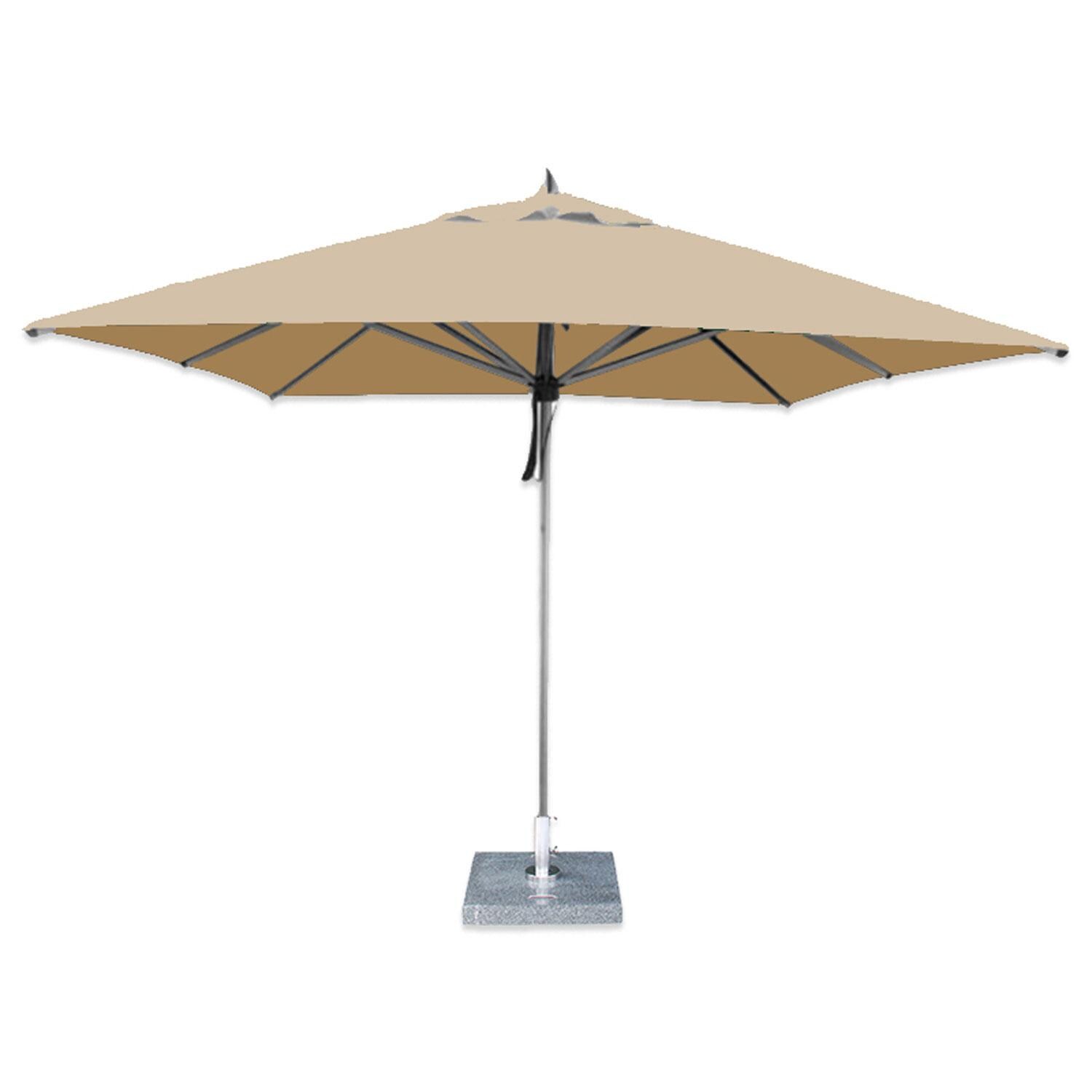 Bambrella Hurricane 8.5 Ft. Square Market Umbrella - Harvest Wheat thumbnail