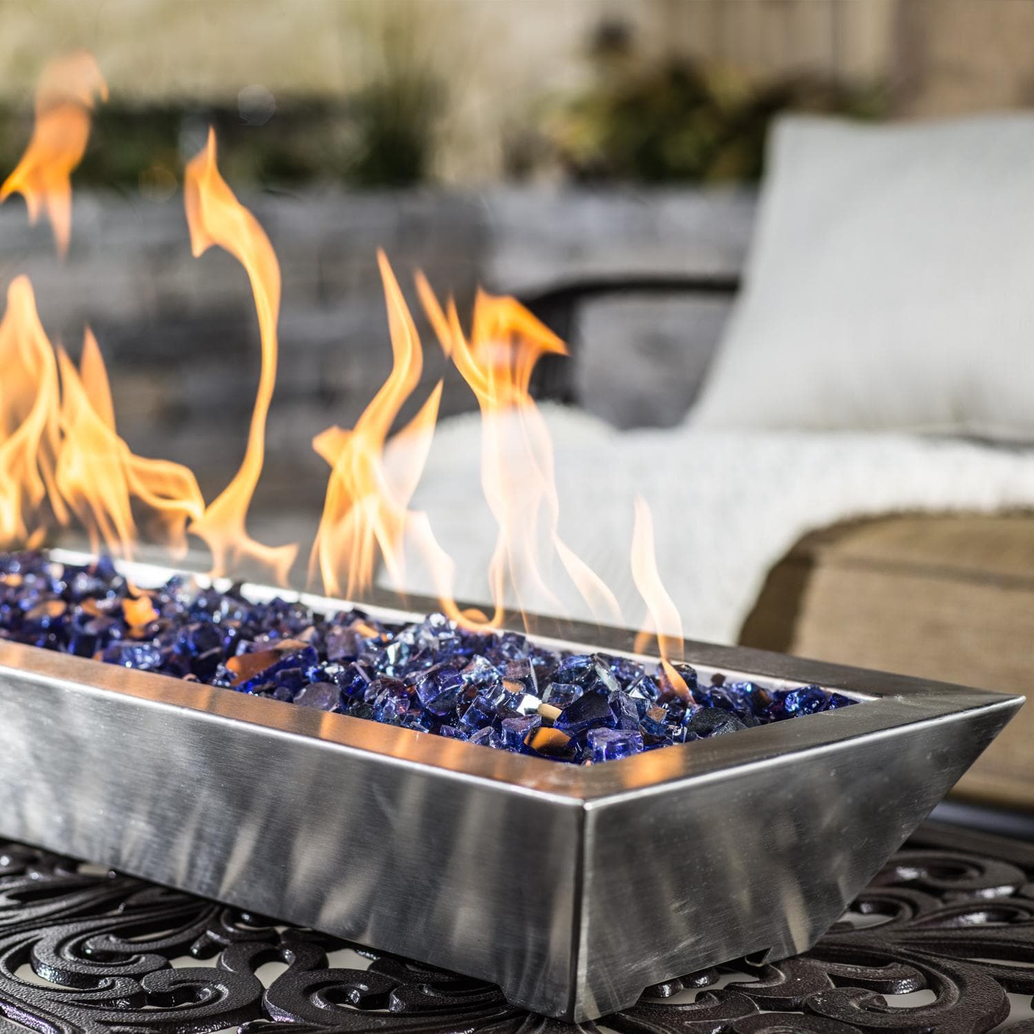BBQGuys Signature Westfalen 24Inch TableTop Propane Fire Pit