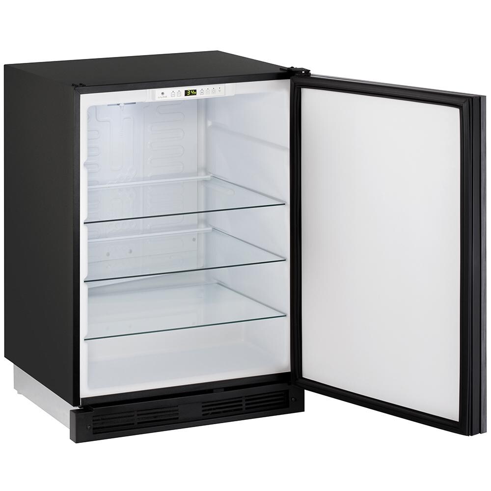 U-Line 24-Inch 5.2 Cu. Ft. Built-In Compact Refrigerator - Open View thumbnail