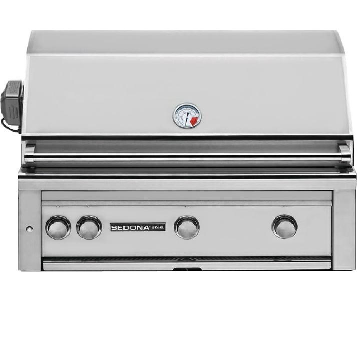 Lynx Sedona 36-Inch Built-In Natural Gas Grill With One Infrared ProSear Burner And Rotisserie L600PSR-NG
