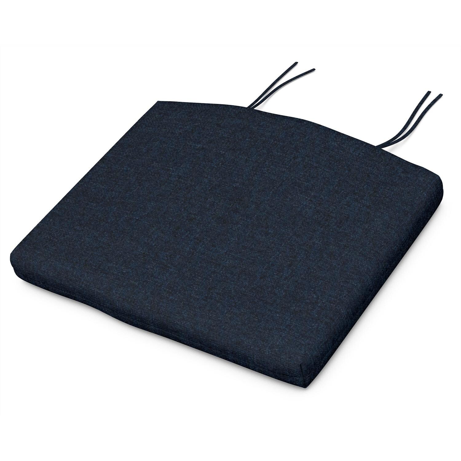 POLYWOOD Outdoor Seat Cushion - 18 X 22-Inch - Marine Indigo thumbnail