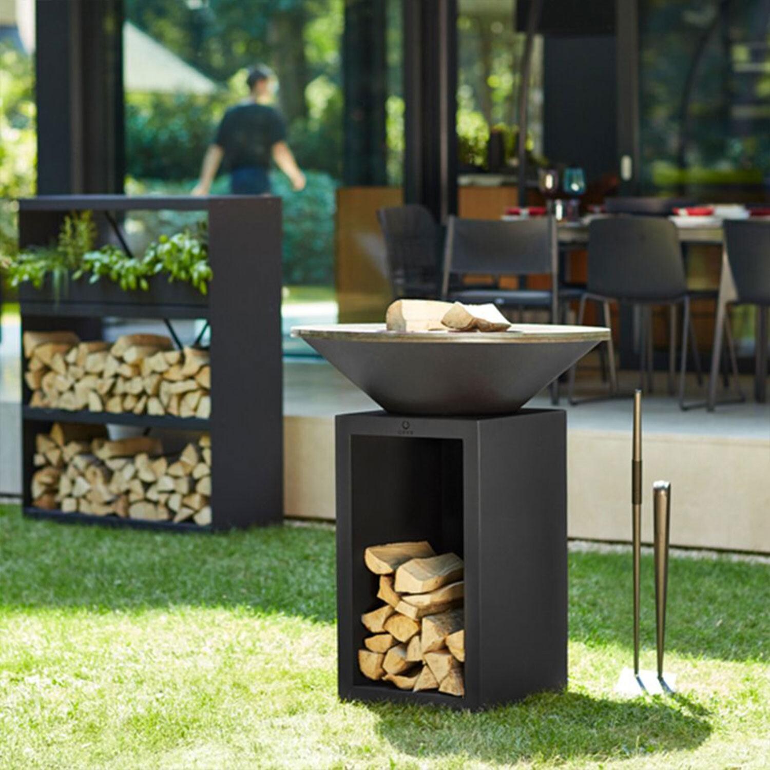 OFYR OA-BB Buffadoo BBQ Set - Black - By Flat Top Grill (Sold Separately) - Lifestyle thumbnail