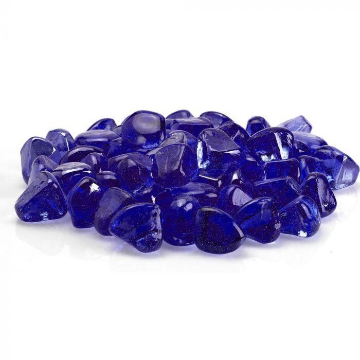 BBQGuys Signature ZIR-MIDBLLST-10 1-Inch Midnight Blue Luster Zircon Beads - Glass Pile thumbnail