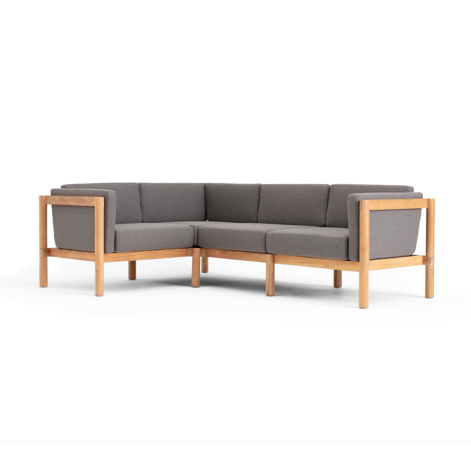 Neighbor SECT4 - GR 4 Piece Sectional W/ Sunbrella Cushion Arms thumbnail