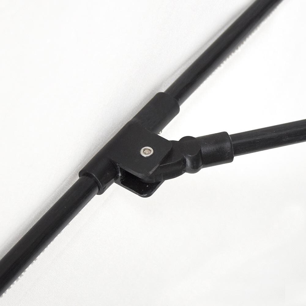 California Umbrella Oceanside Side 9 Ft Octagonal Fiberglass Patio Umbrella W/ Push Lift - Rib Detail 2 thumbnail