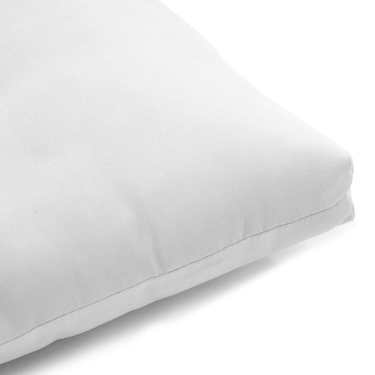 Sunbrella Canvas Natural Medium Outdoor Replacement Bench Cushion By UltimatePatio.com - Corner Detail thumbnail